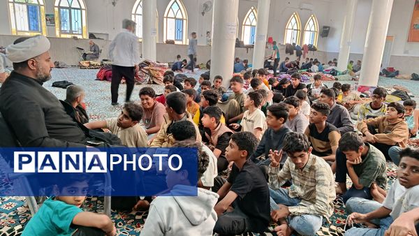 مراسم اعتکاف دانش‌آموزی در مسجد نور سندرک