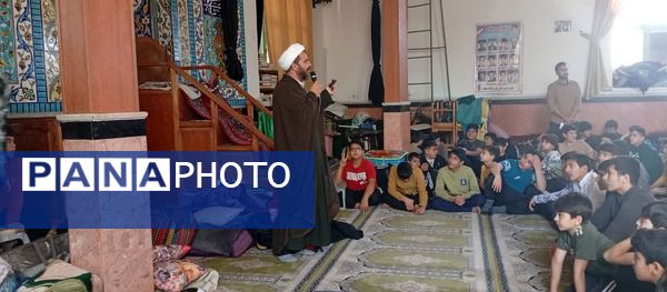 جلوه‌هایی از اعتکاف پسران آشخانه 