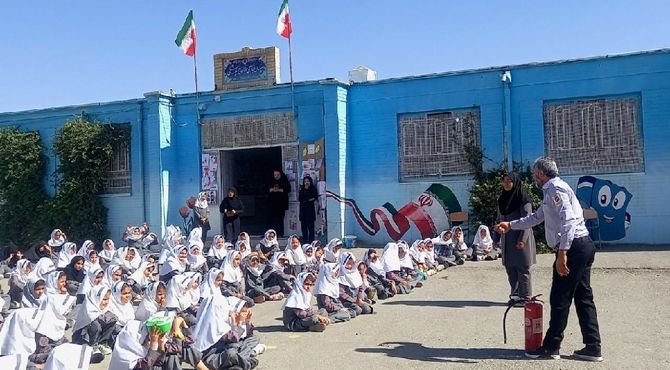 بزرگداشت روز آتش نشانی در فریمان