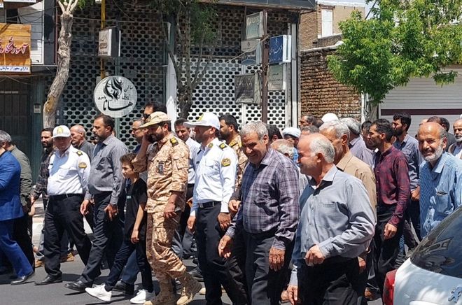راهپیمایی با شکوه مردم شازند در محکومیت تجاوز اسرائیل به خاک مقدس ایران
