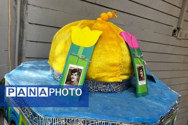 مراسم چفیه‌های بهشتی در دبیرستان قلم اصفهان