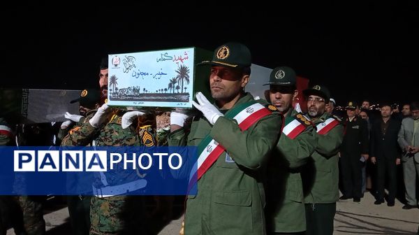 آیین استقبال از ۶ شهید گمنام در استان چهارمحال و بختیاری
