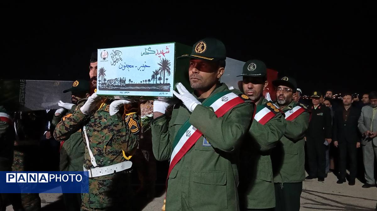 آیین استقبال از ۶ شهید گمنام در استان چهارمحال و بختیاری