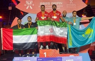 درخشش تیم ملی فانکشنال فیتنس در مسابقات قهرمانی آسیا