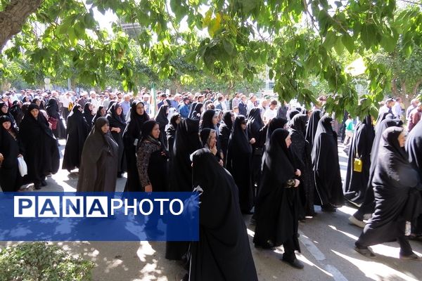 راهپیمایی سراسری محکومیت جنایات رژیم صهیونیستی شهرستان بجنورد