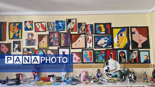 تجلی خلاقیت و نوآوری در نمایشگاه هنرهای دستی دانش‌آموزان هنرستان زنده‌یاد کبری زرگران ملارد