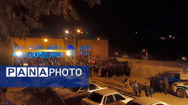  مراسم باشکوه عزاداری شب هفتم محرم در شهرستان مارگون