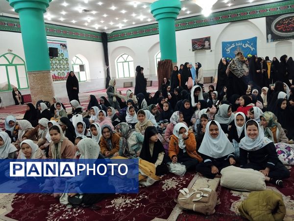 مراسم ولادت حضرت فاطمه زهرا در مهدیه صاحب زمان روستای دهنو شهرستان خلیل آباد