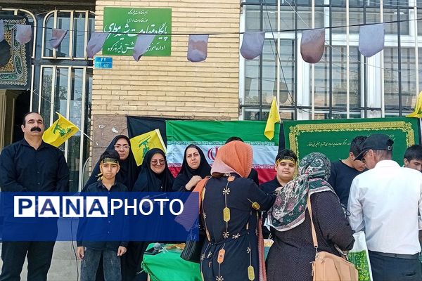برپایی موکب جاماندگان اربعین حسینی در فیروزکوه