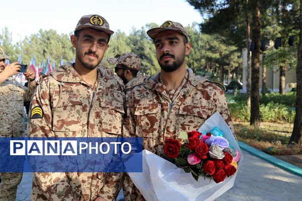 آیین استقبال از پیکرهای مطهر شهدای گمنام در بهشت معصومه(س)