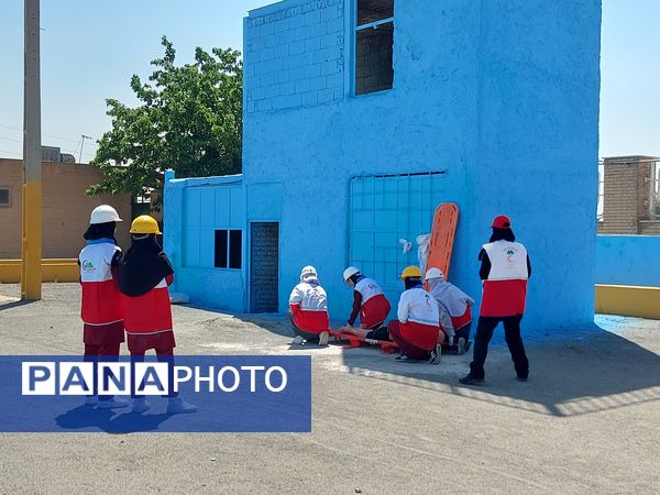 حضور دانش‌آموزان فیروزکوهی در دوازدهمین دوره المپیاد آماده دادرس