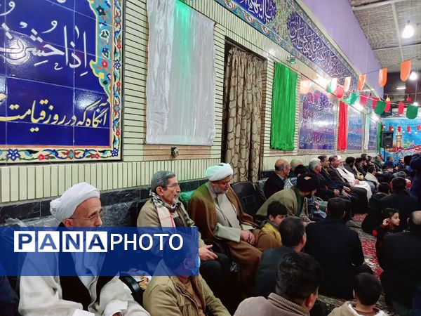 حضور مردم شیعه و سنی تربت‌ جام در جشن ولادت امام حسین (ع)