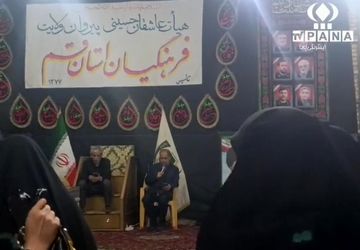 دبیرستان حضرت فاطمه قم میزبان هیات عزاداری فرهنگیان و دانش آموزان 