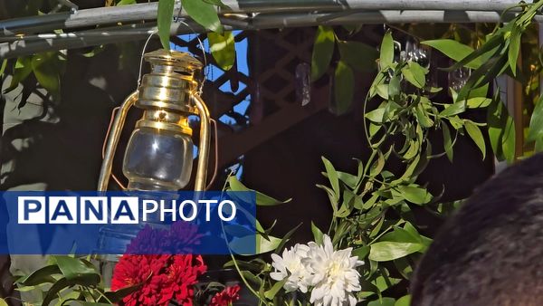 استقبال باشکوه مردم شهرستان بهاباد از شهید گمنام