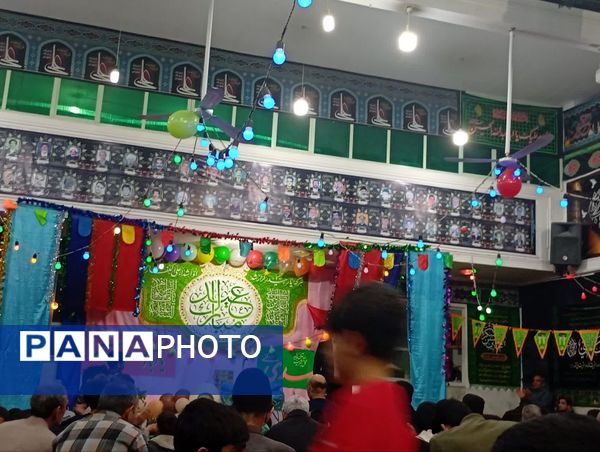 تکیه حسینی غرق در شادی علوی