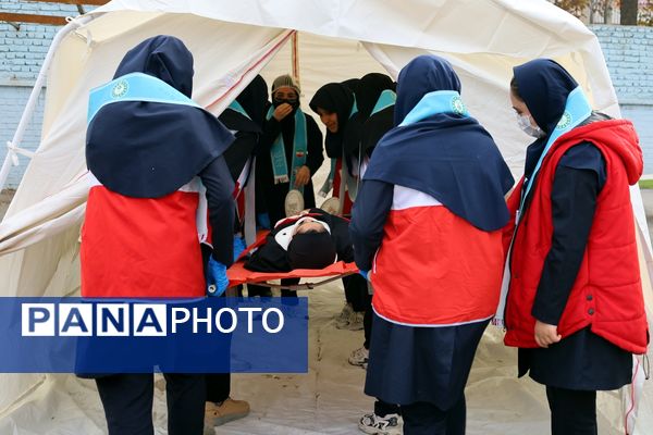 بیست و هفتمین مانور سراسری زلزله در آذربایجان غربی