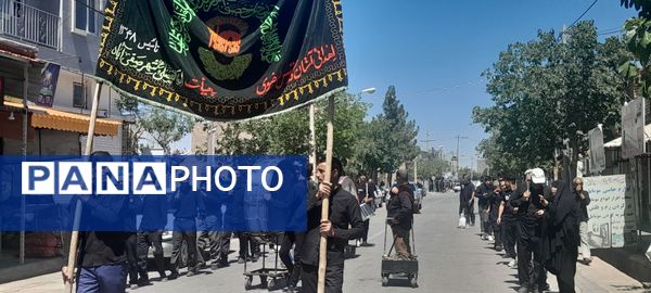 عزاداری روز تاسوعای حسینی در شهرستان بام و صفی آباد