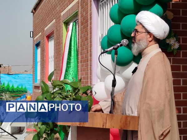  افتتاحیه مدرسه ۶ کلاسه نسیم دانایی روستای فدافن