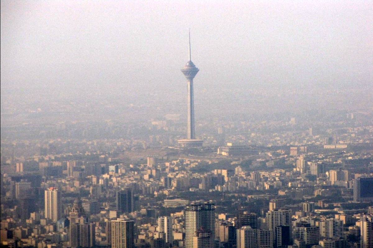 کیفیت هوای تهران در وضعیت قرمز
