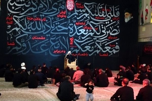 آغاز برنامه های عزاداری هیات هنر و رسانه استان قم