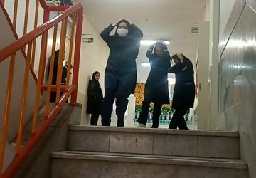 بیست و هفتمین مانور سراسری زلزله در دبیرستان شهید مراد علی امینی و هنرستان کیمیا
