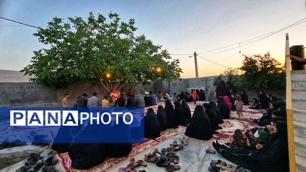 مراسم روضه‌های خانگی در شهرستان مارگون