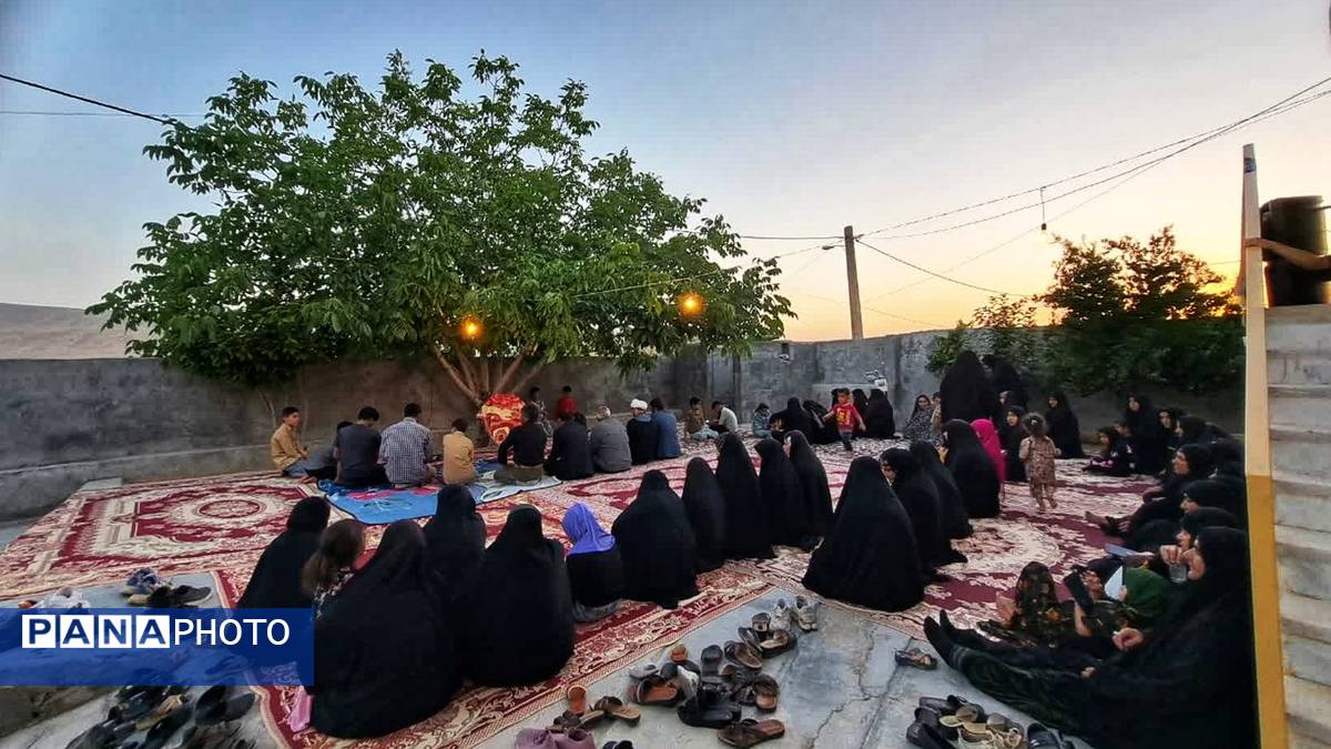 مراسم روضههای خانگی در شهرستان مارگون
