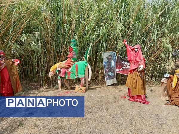 نمایشگاه «غنچه‌های خونین» شهر جعفریه قم 