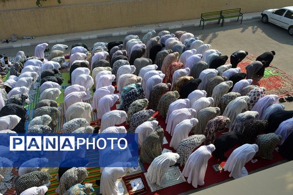 نماز باران، همخوانی زمین و آسمان در دبیرستان ولایت بهارستان‌دو