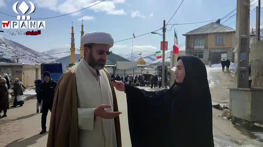 حضور پر شور اهالی ودانش آموزان روستای بزرگ لردِ شهرستان خلخال در راهپیمایی ۲۲ بهمن ماه ۱۴۰۳