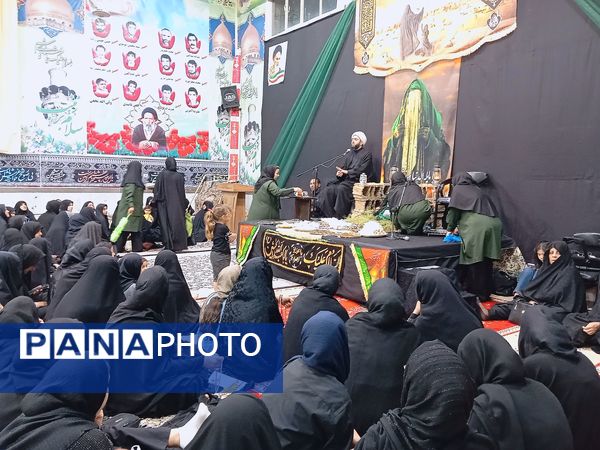 سومین شب عزاداری سیدالشهدا (ع) در فرح‌آباد کاشمر