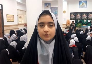 سوگ یاس نبوی در آموزشگاه شهید حسین زارع زاده مهریز