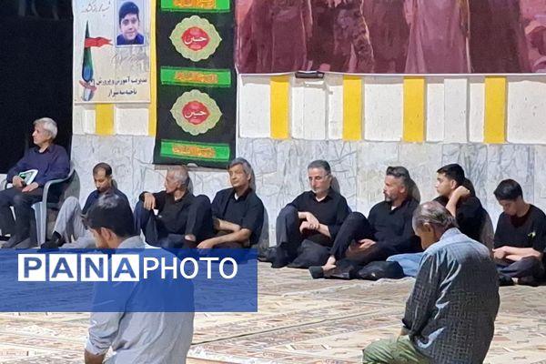 عزاداری سالار شهیدان شب سوم محرم در دبیرستان شهید دستغیب ناحیه۳ شیراز 