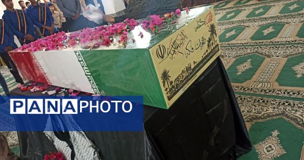 شهید گمنام مهمان مردم روستای رضوان شد