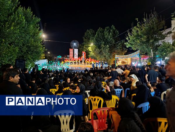 آیین شام غریبان در شهرستان نیشابور