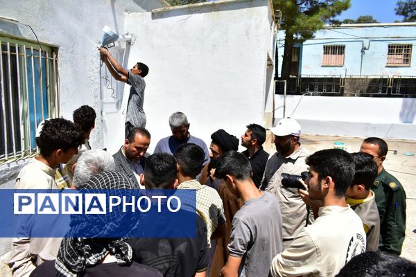 بازدید دبیر قرارگاه جهادی عدالت تربیتی وزارت آموزش و پرورش از طرح شهید عجمیان ۲ در شهرستان دنا