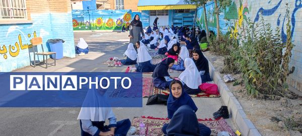 نهار سالم به مناسبت روز جهانی غذا و پوکی استخوان در مدرسه شهید خاقانی شیروان