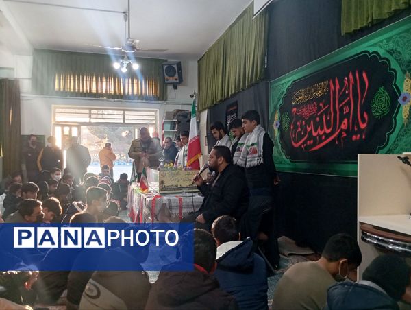 استقبال از شهید گمنام  در دبیرستان شاهد امام ابوذرغفاری 