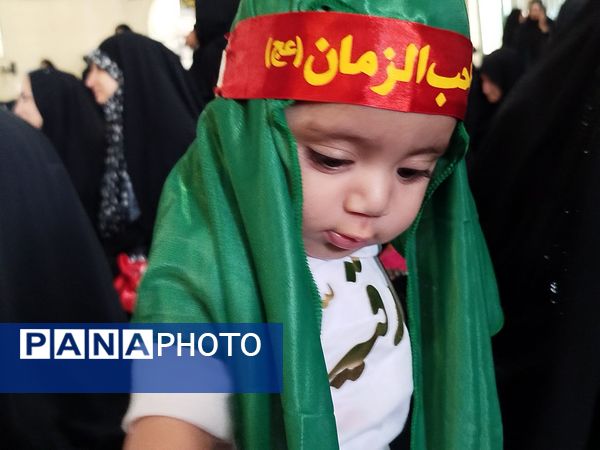 سربازان کوچک امام زمان در همایش شیرخوارگان حسینی شهرستان بن