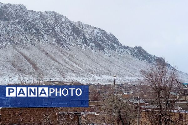 برف زمستانی در شهرستان بن 