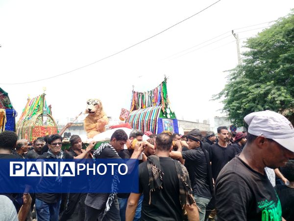 مراسم عزاداری روز عاشورا در میناب