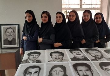 گرامیداشت یاد شهدای معلم و دانش‌آموز با اجرای زیبای هنرجویان سیاه قلم