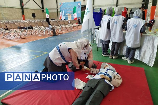 مرحله پایانی جشنواره رقابت‌های علمی و مهارتی دانش‌آموزان سفیران سلامت شهرستانهای استان تهران