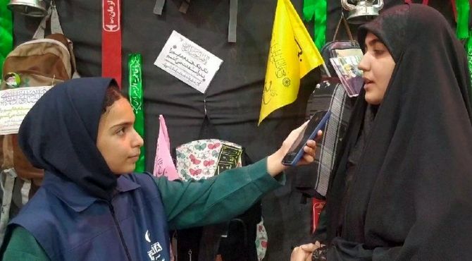 مراسم اربعین امام حسین علیه السلام  در گلزار گمنام شهدا طوری دیگر دلربایی می کند