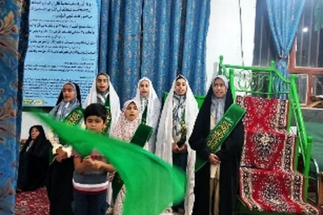 مراسم عید غدیر در مسجد امام خمینی (ره) شهرستان شیروان
