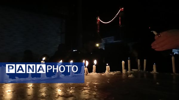 آیین شام غریبان در شهرستان نیشابور