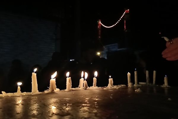 آیین شام غریبان در شهرستان نیشابور