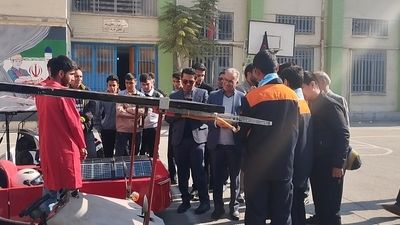 برگزاری مسابقات استانی خودروهای خورشیدی در هنرستان فنی مهدی زاده