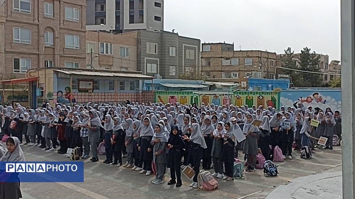 حال و هوای دانش آموزان در آغاز سال تحصیلی در دبستان نیایش۲ 