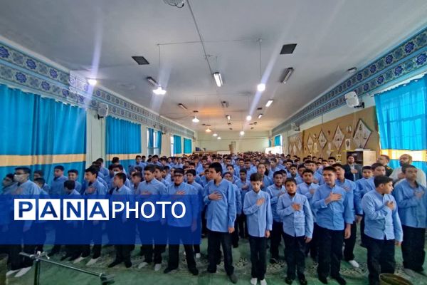 مراسم یادواره شهدا در آموزشگاه امین شهید بکائی